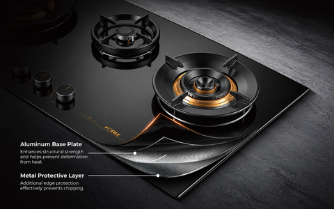 GLG30203 30" Tri-Ring Series 2-Burner Built-In Gas Cooktop